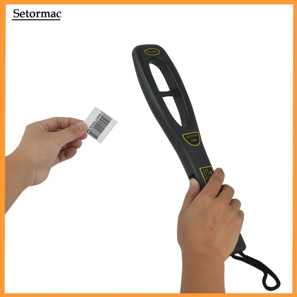 Миниатюрная система EAS rf2.2 МГц тестер ярлыков ручной детектор со светильник