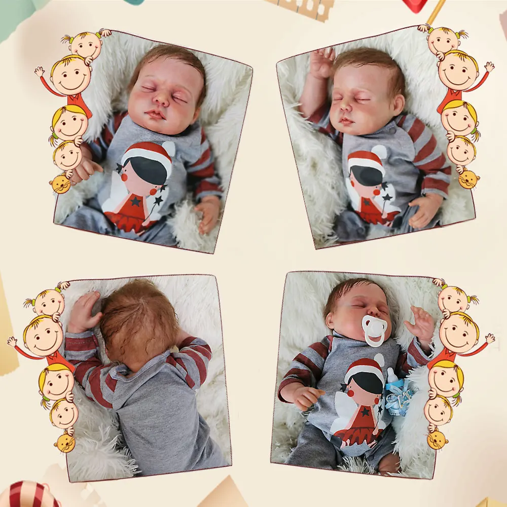 OtardDolls Bebe Reborn Baby Doll 22 дюйма 55 см Силиконовая виниловая Bebe Кукла Новорожденный очаровательны реалистичные для детей ясельного возраста для подарка Быстрая