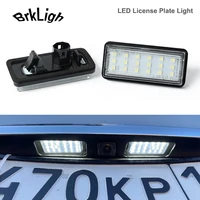 2pcs no error led license plate lights number lamps car accessories for toyota j100 j120 j200 land cruiser reiz 4d mark x lexus
