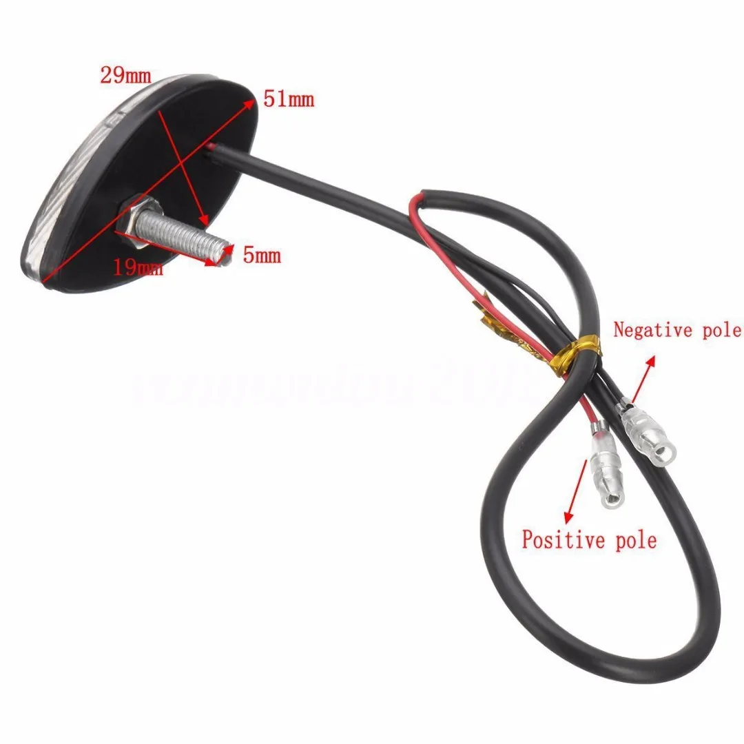 

2PCS 12V Motorcycle Front Turn Signal Indicator Light 12LED Amber Lamp For Honda CBR 600RR 03-11 CBR 600F4I