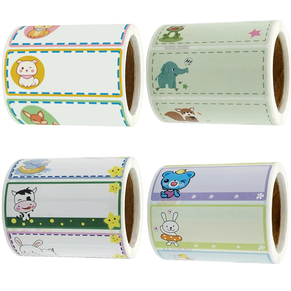 300 шт. персональные милые детские именные наклейки этикетки для детей