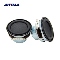 aiyima 2pcs 40mm mini audio speakers driver 4 ohm 6w bass sound amplifier speaker home theater woofer loudspeaker unit