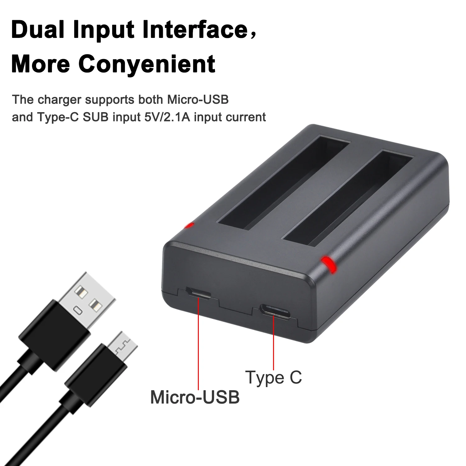 

1700mAh Battery Li-ion Akku + Charger for Insta360 ONE X2 Camera