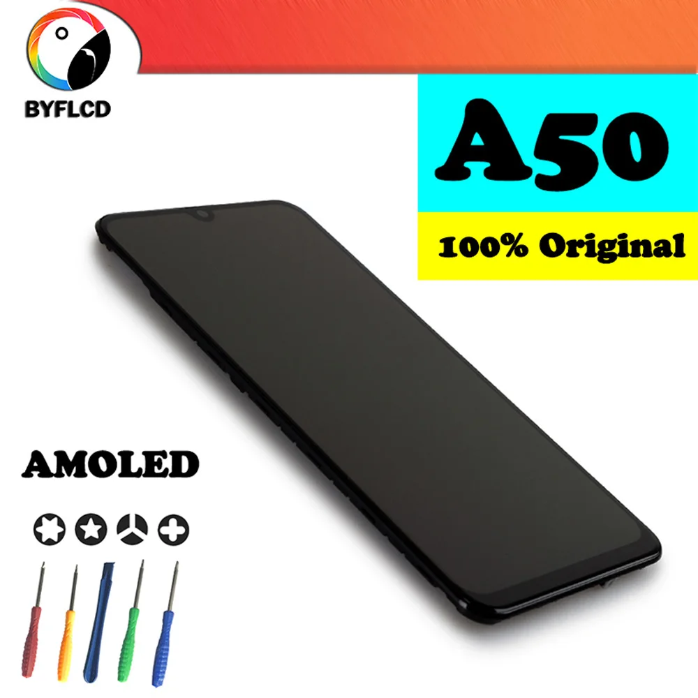 Дисплей для samsung Galaxy A50 SM-A505FN/DS A505F/DS A505 Lcd для samsung A50 дисплей с сенсорным экраном дигитайзер в сборе