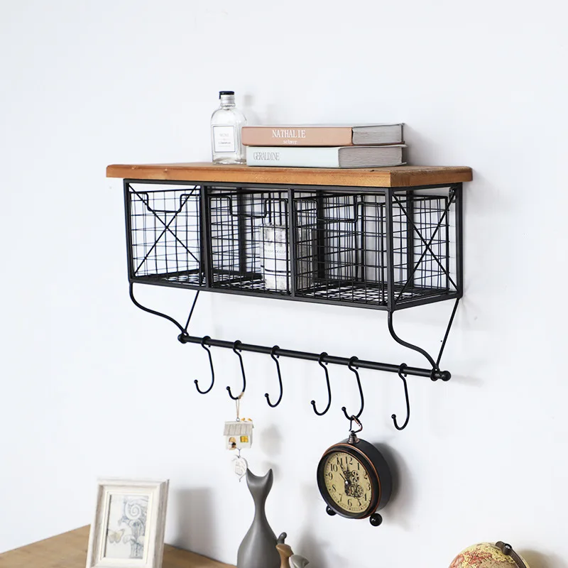 Американская Ретро промышленная стильная сетчатая настенная декоративная