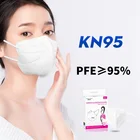 10-60 шт., 3D маска KN95 для женщин, 5-слойная Защитная Пылезащитная маска для лица, 10 шт.корт.