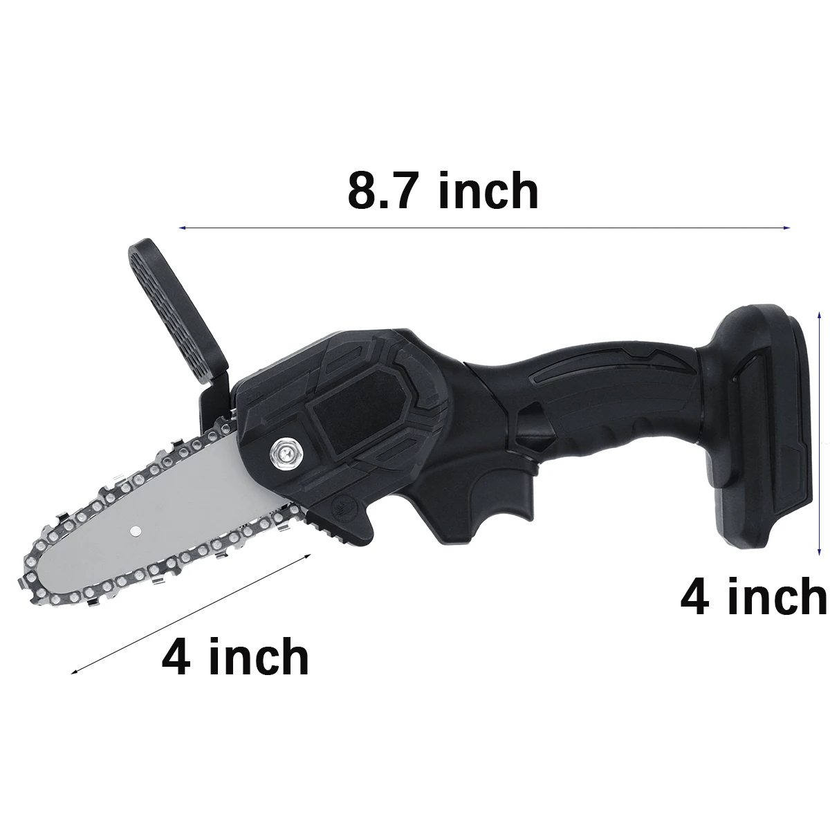 Электрическая мини пила 800 Вт цепная обрезка садовый инструмент для одной руки