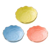 3 pcs creative relish plate practical seasoning dish condiment container