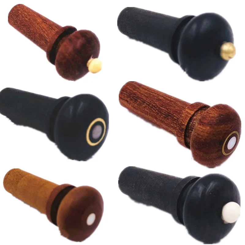 

violin part:20 pcs Strong violin endpins 4/4 (ebony/red/jujube)musical instrument part