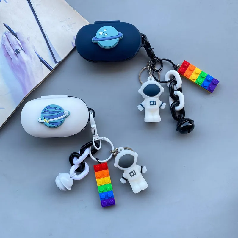 

Cartoon Astronaut Silicon Cover For Samsung Galaxy Buds+2019 Case Charging Sleeve Wireless Headphone Earphone Protective Skin