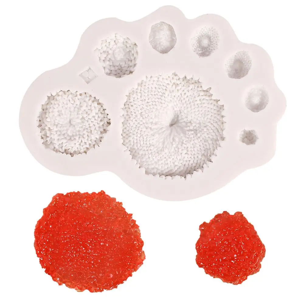 Силиконовая форма в виде цветочных бутонов инструменты для украшения тортов