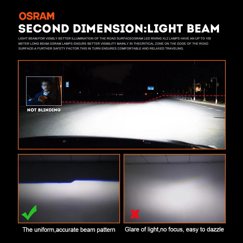 Оригинальные светодиодные лампы для автомобильных фар OSRAM H7 H4 H1 H16 H8 H11