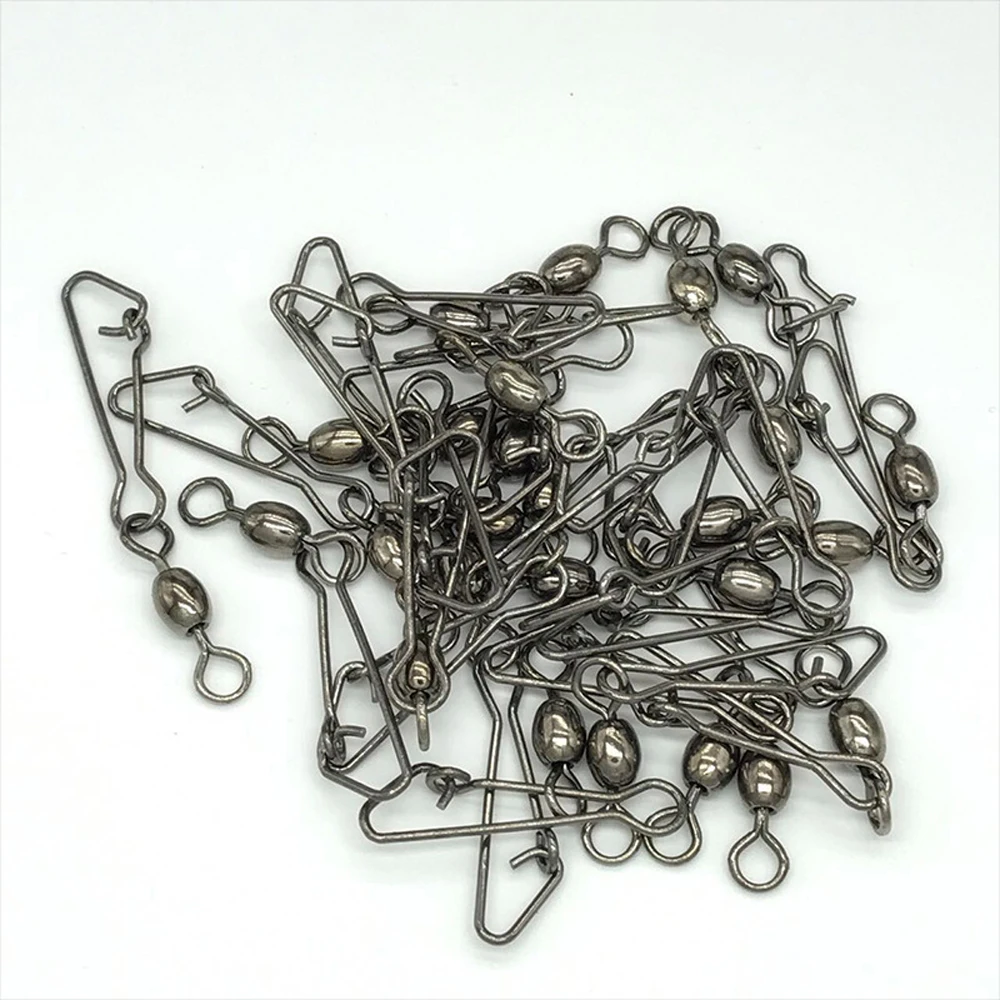 10 шт./лот соединительные цилиндрические Вертлюги звеньевые рыболовные