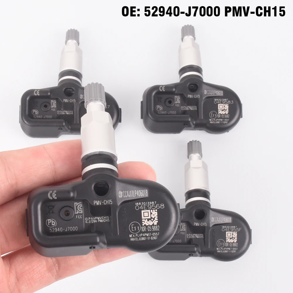 

4 шт. датчик давления в автомобильных шинах TPMS 433 МГц 52940J7000 для Kia k3 2018 2019 Стайлинг автомобиля