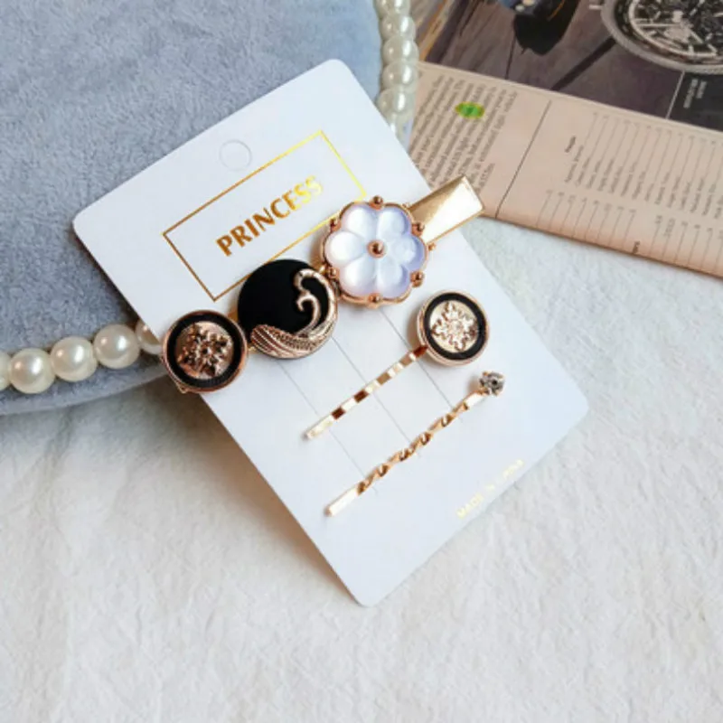 3 шт./компл. женская заколка для волос с жемчугом заколки модная кристаллами