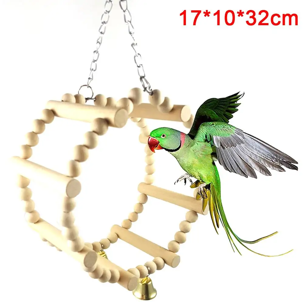 Попугай качели игрушечная лестница веревочная сетка Pet Птица восхождение петля