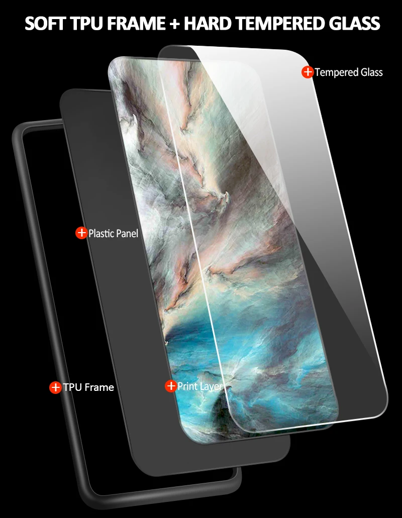 Чехол для телефона для iPhone 5S, se, 6, 6 S, 7, 8 Plus XR XS макс. закаленное стекло чехол для Meizu M5 M6 M8 M9 Примечание 16th плюс противоударный корпус