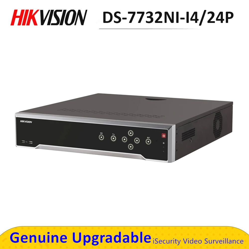 Verkaufen In Lager Hik Netzwerk Video Recorder Für Ip-kamera 32ch 24 POE NVR 4 SATA DS-7732NI-I4/24 P Stecker & Spielen H.265 + H.264