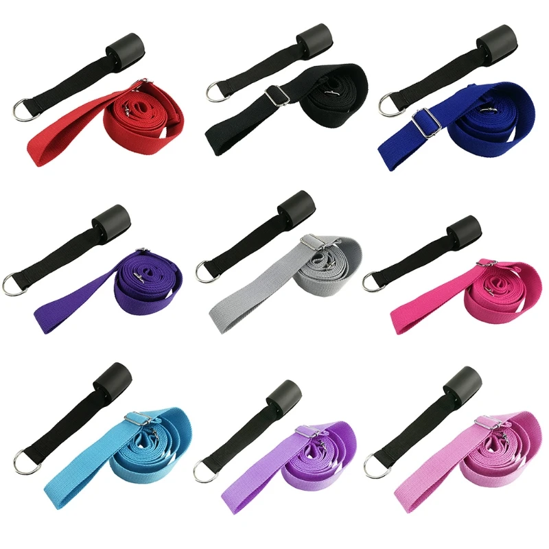 

B36F Yoga Strap/ Yoga Stretch Band for stretching-Stretching Strap Band for Yoga Physical Therapy, Dance, Gymnastics