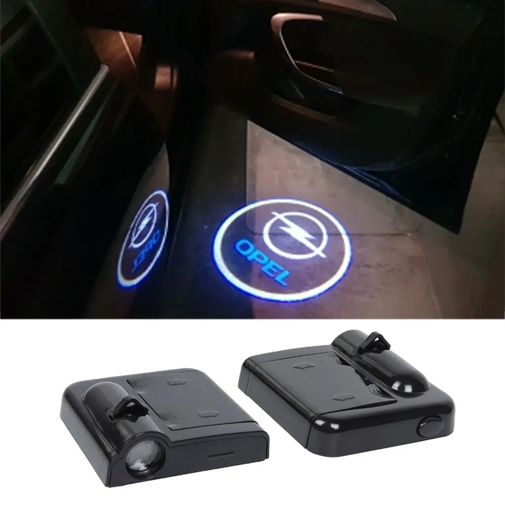 2 шт. светодиодный проектор с логотипом на дверь автомобиля светильник призрак