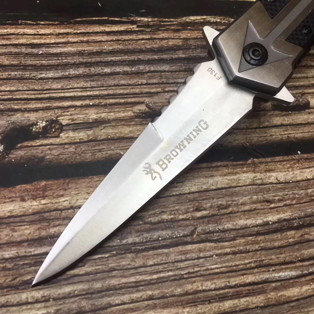 

120 pcs Browning Pocket Folding Blade Knife Combat Outdoor Camping Hunting Survival Tactical Utility Pocket EDC Multi Knives