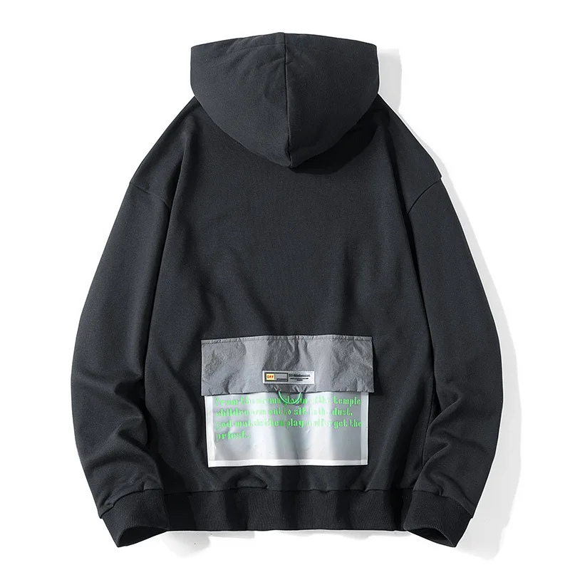 

Bodywear men's hip hop personality spring and autumn fashion hot couple's wear hooded loose student men's coat
