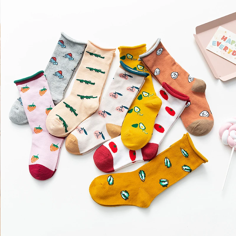 Детские гольфы длинные хлопковые носки для мальчиков и девочек ясельного