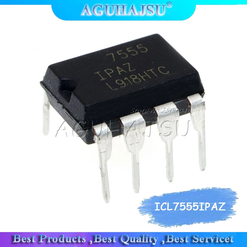 10 шт./лот IC чип интегральной схемы ICL7555IPAZ ICM7555 7555 DIP8 универсальный таймер новый