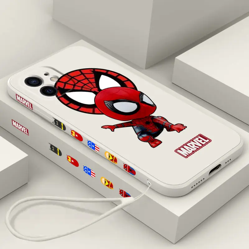 popularity marvel phone case for iphone 11 12 13 pro max case shockproof iphone 7 case 6 8 plus x xs xr unilateral design cover free global shipping