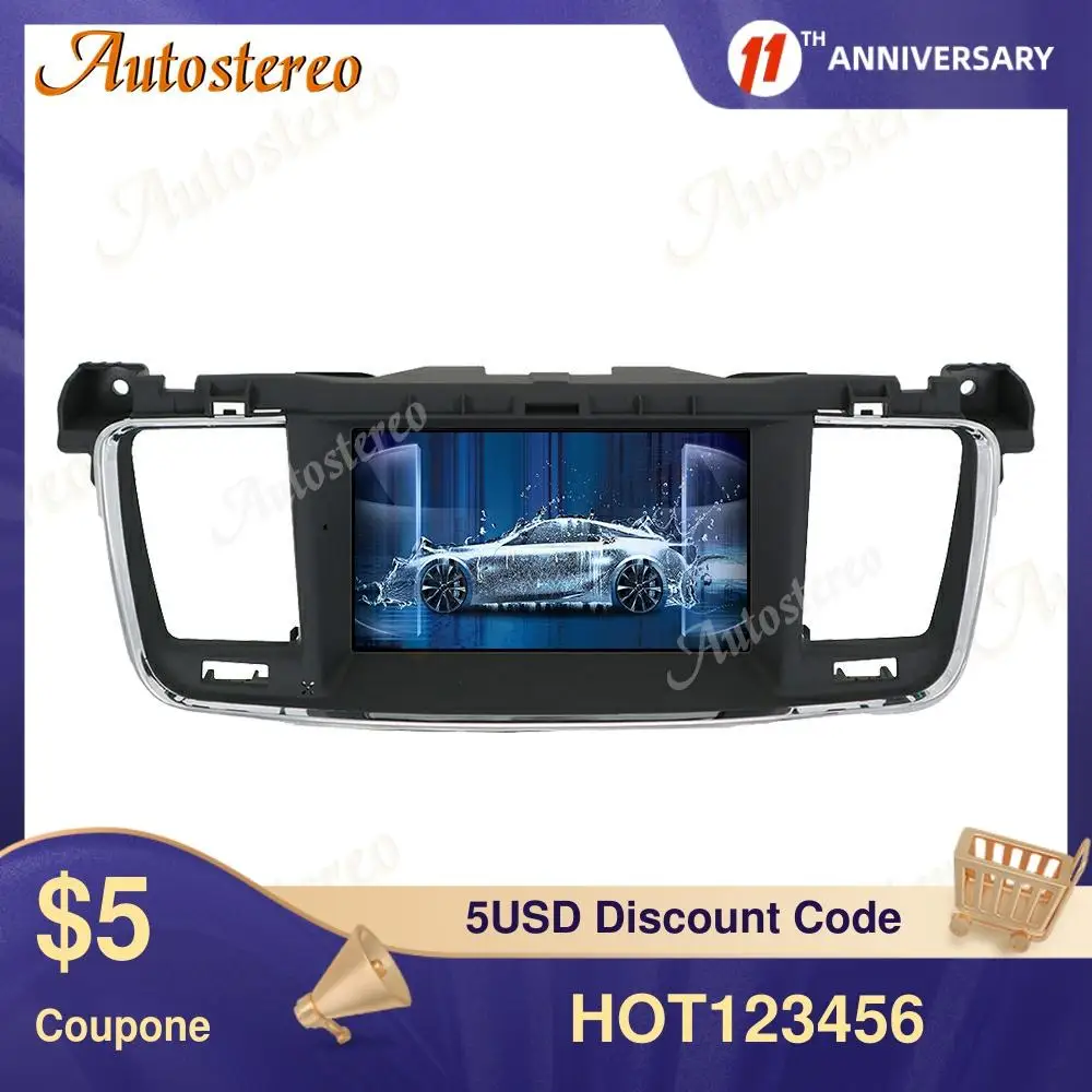 Android 10 0 4G + 64G Автомобильный gps навигатор для PEUGEOT 508 2011 2017 мультимедийный плеер Авто