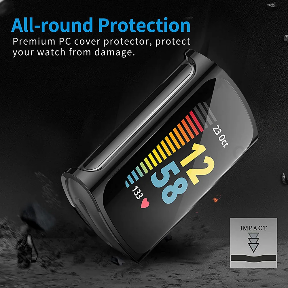 Защитный чехол для экрана Fitbit Charge 5 ультратонкий мягкий часов из ТПУ защитный Charge5