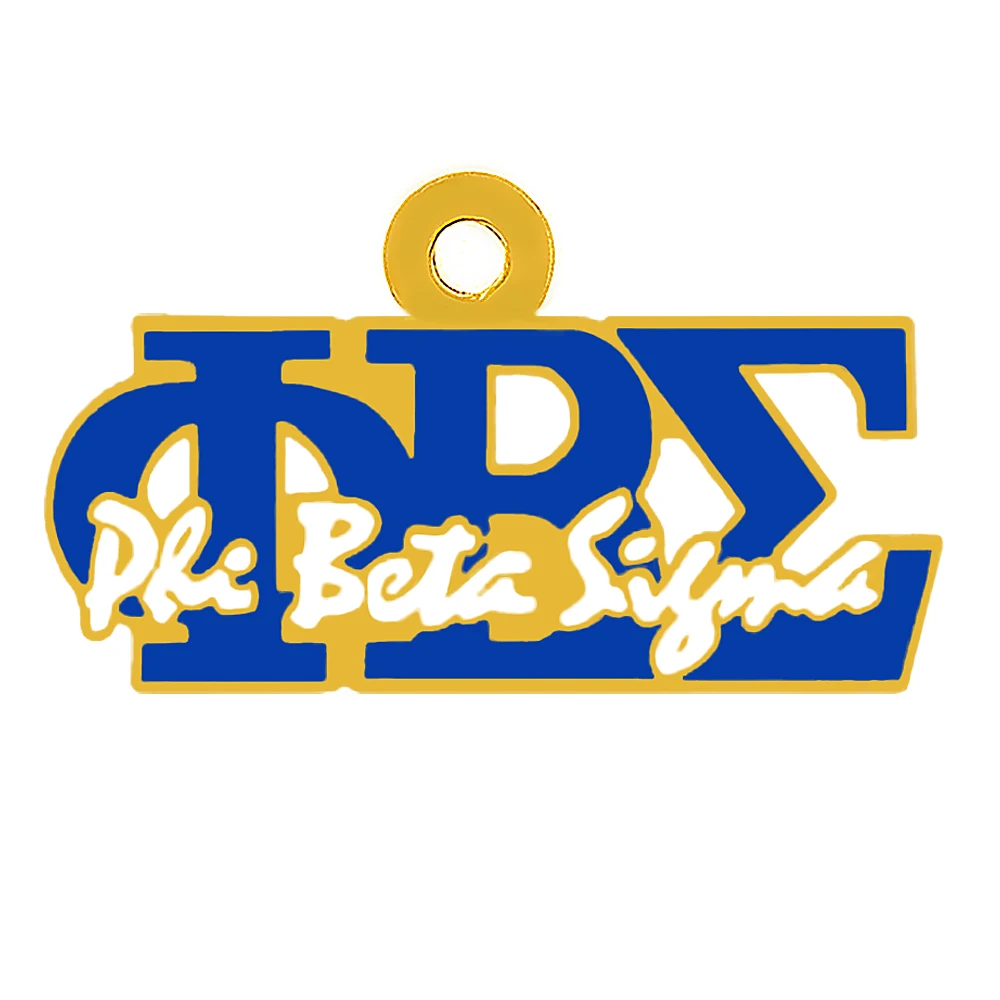 Горячая Распродажа популярная металлическая гравировка греческая буква PHI BETA SIGMA
