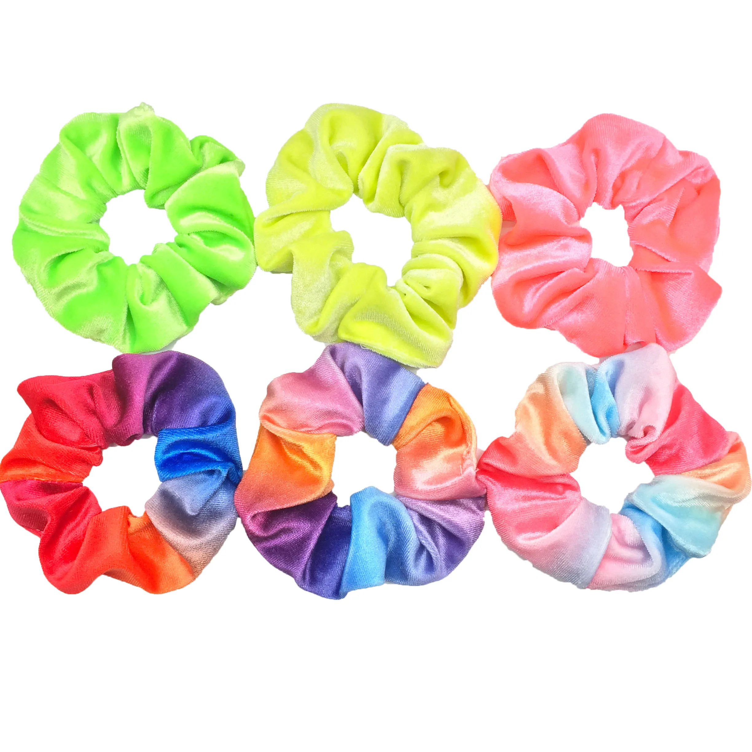 6 шт./Лот Новое поступление женские бархатные резинки для волос заколка