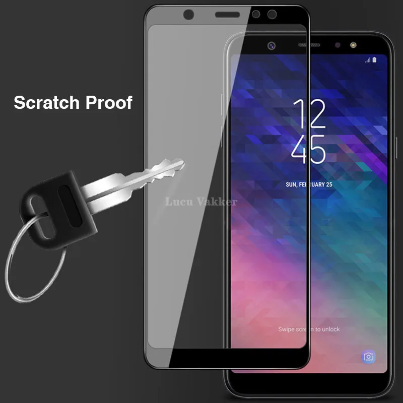 Защитное стекло для Samsung закаленное a5 a6 a7 a8 Plus a9 5a 7a 8a | Мобильные телефоны и