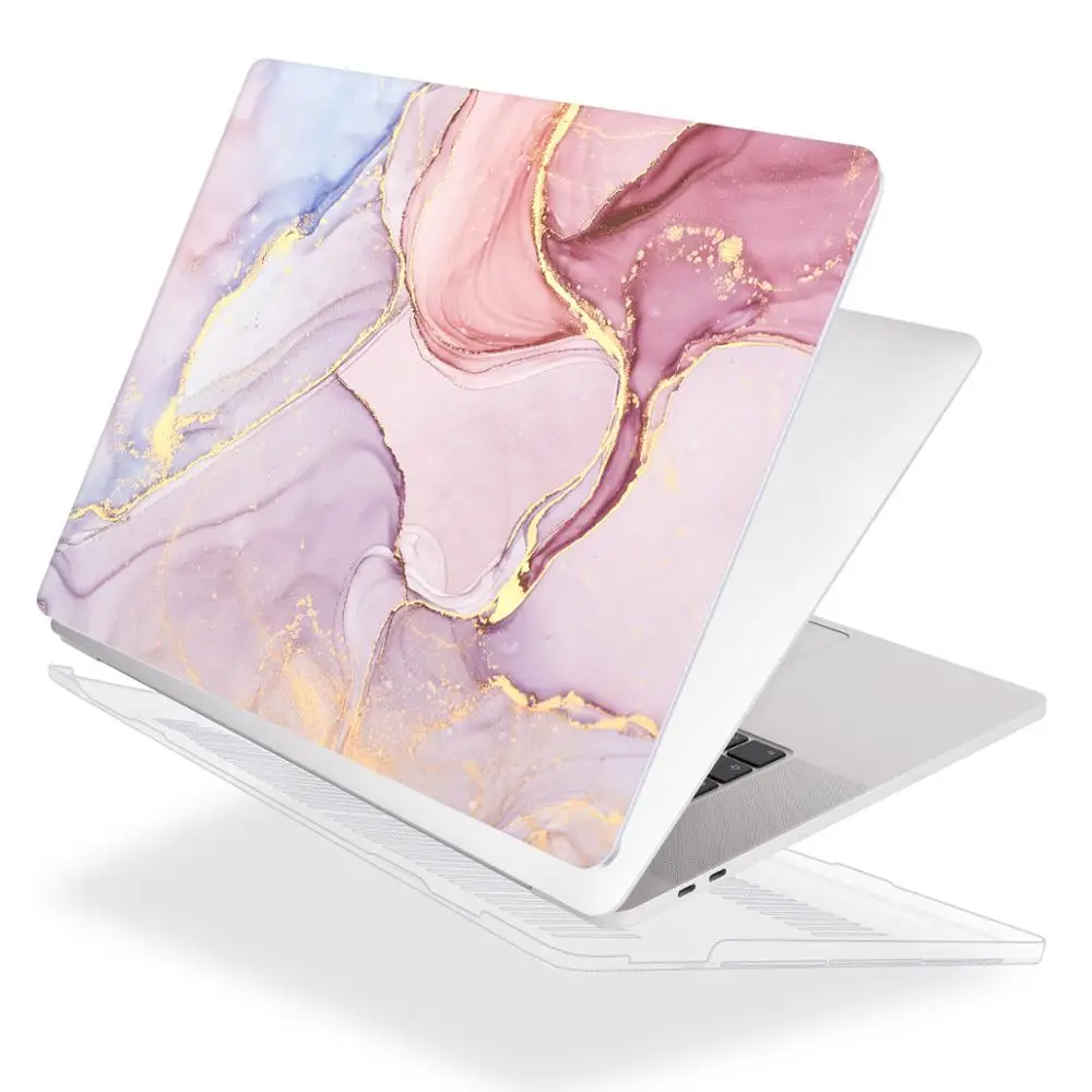 Чехол для ноутбука Redlai 2020 MacBook Pro 13 дюймов A2289 A2338 сенсорная панель мраморный