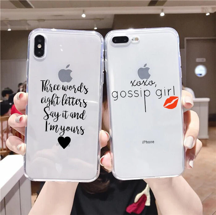 Прозрачный чехол для телефона Сплетницы iphone 6/6s 6plus/6splus 7/8 7plus/8plus X XS XR XSMax 11pro |