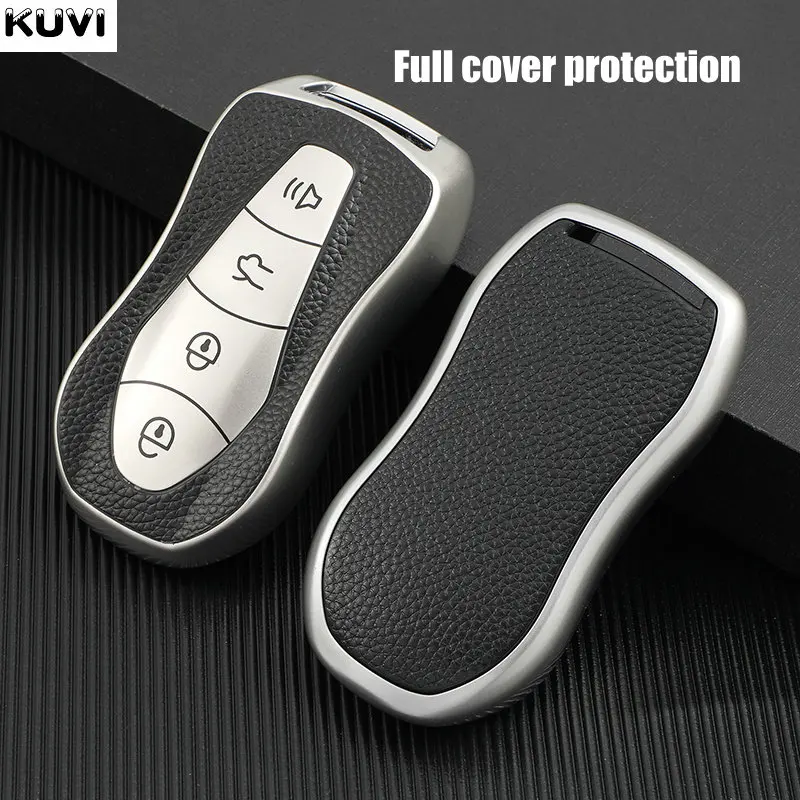 Кожаный ТПУ автомобильный пульт дистанционного управления с полным покрытием