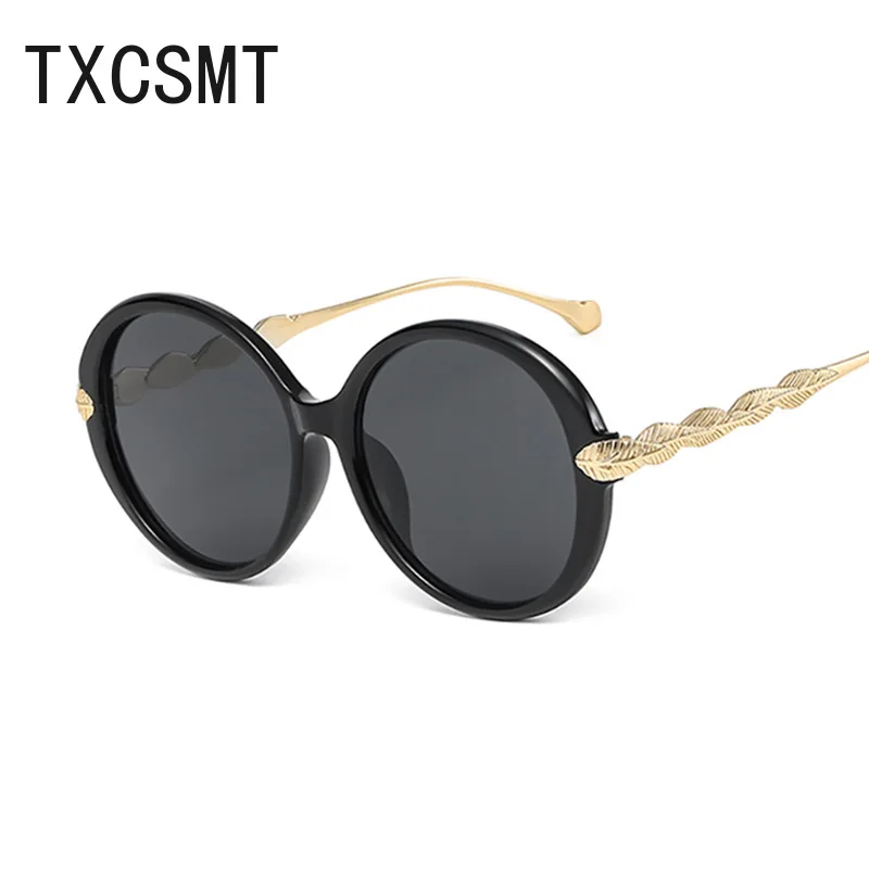 

Fashion Round Sunglasses Women Glasses Retro Sunglass Mfemale Luxury Designer Eyewear UV400 Sun Glass Gradient Gray Shades