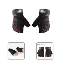 sporty outdoor gloves extended wrist men women half finger non slip outdoor gloves fitness gloves fitness gloves 1 pair