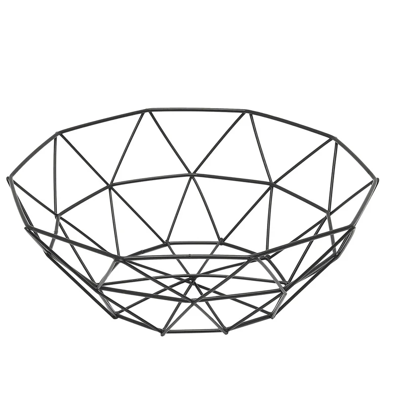 Корзина для фруктов контейнер металлическая проволочная корзина кухонная