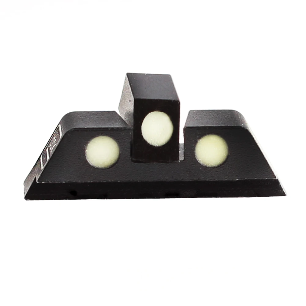 Тактический светится в темноте спереди и сзади зеленый волокно точка ночного