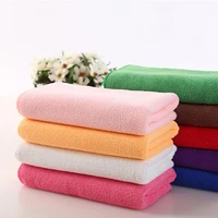 10 pcs towel soft square shape polyester microfiber household hand cloth for kitchen dish car wash towel