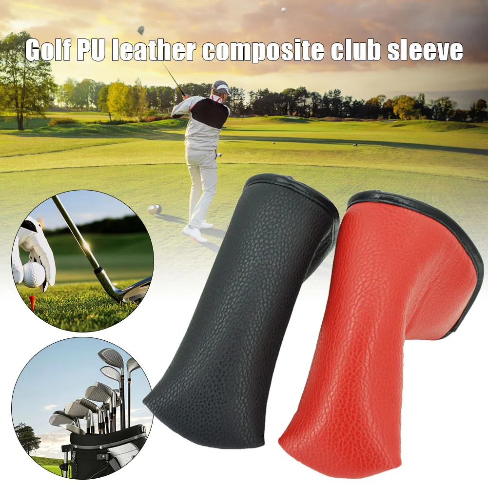 

Magnetic Golf Club Head Cover PU Leather Composite Golf Iron Cap Putter Cover Protection for Golf Putter FK88