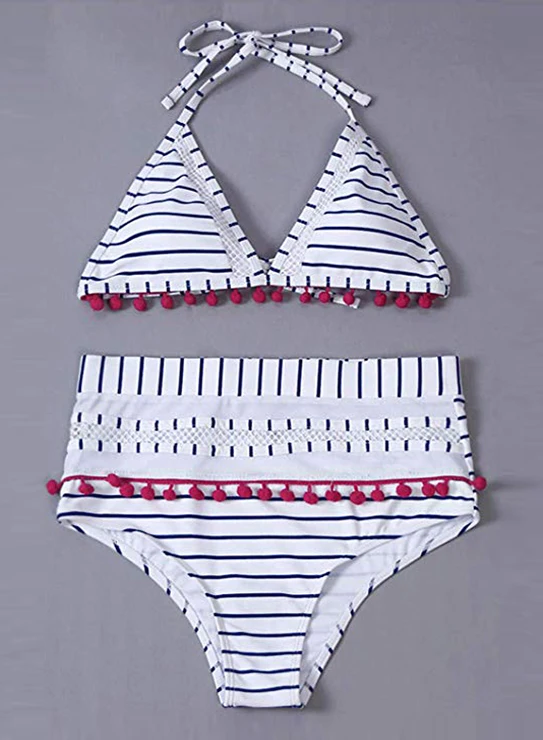 2020 New swimsuit women Sexy Halter Retro Mesh Hollow Out String Swimwear Women Bathing Suit beach dress Backless Monokini | Женская