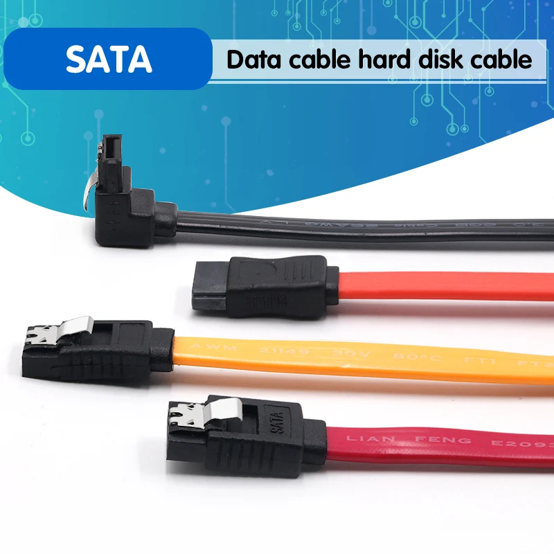 Кабель SATA с 3 0 на жесткий диск SSD адаптер кабель HDD прямой 90 градусов Sata 2 для Asus MSI