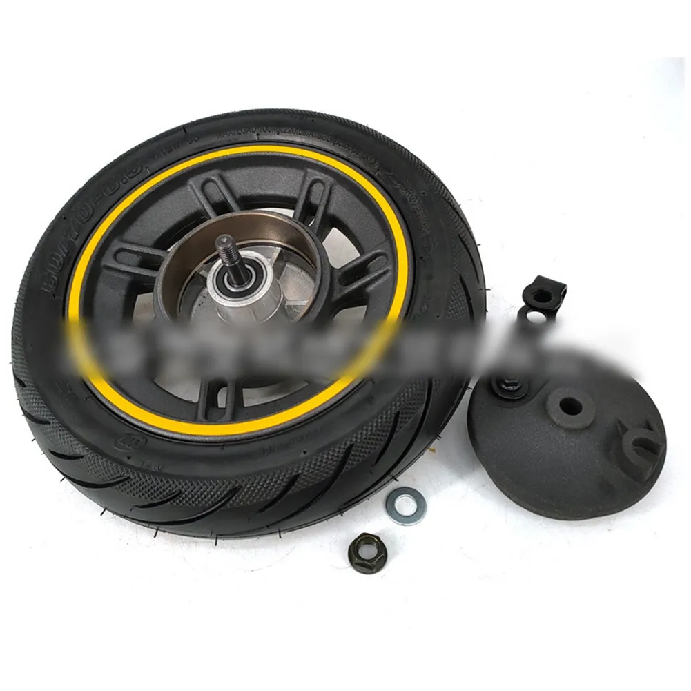 

10 Inch Front Wheel Tire Hub With Vacuum Tubeless Tyre 60/70-6.5 For Ninebot Max G30 With Drum Brake Cover 380kpa 100KG Load