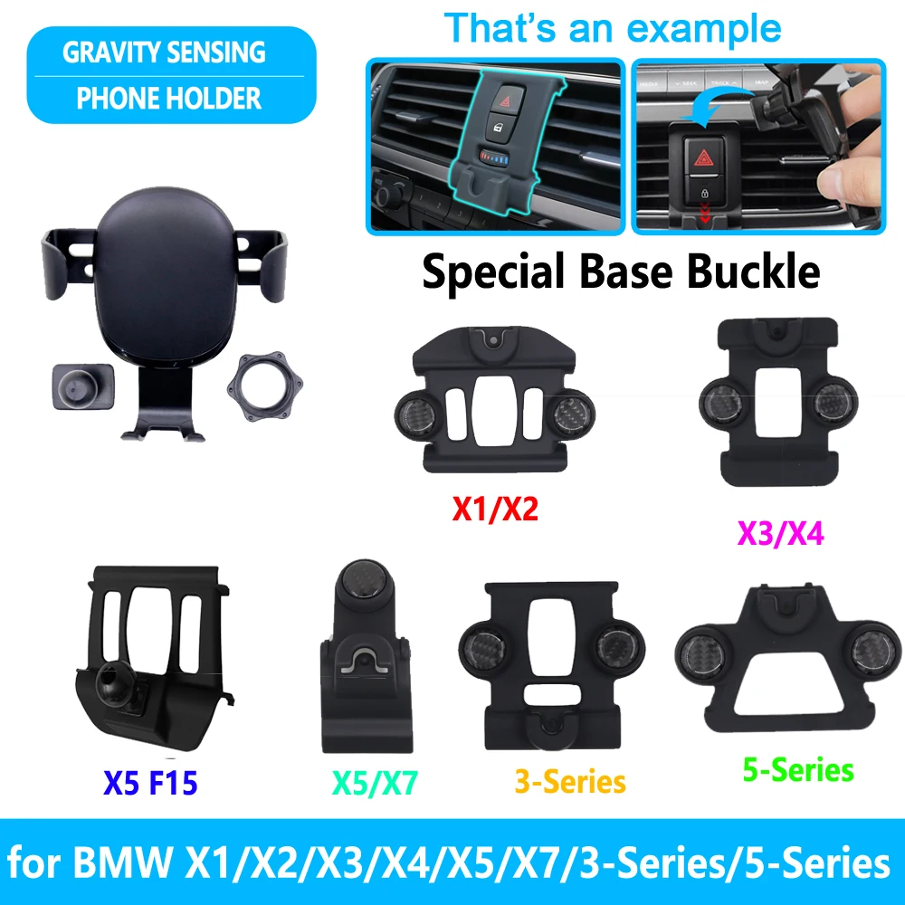 Специальный автомобильный держатель для телефона BMW X1 X2 X3 X4 X5 X7 3 Series 5 F15 F48 F39 G01 G02 G05