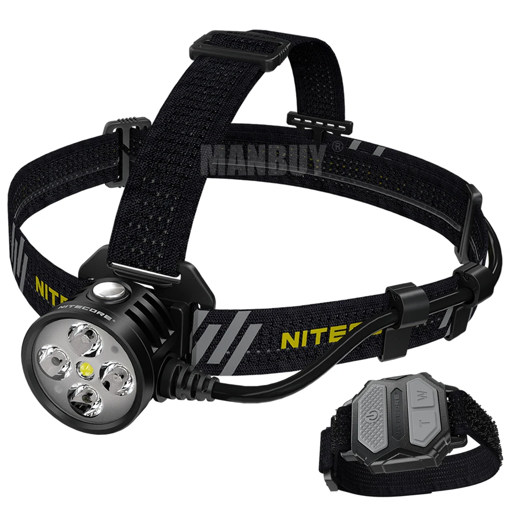 NITECORE HU60 1600 люмен CREE XP-G3 S3 x4 Светодиодный питаемые через USB порт Elite фары с браслет