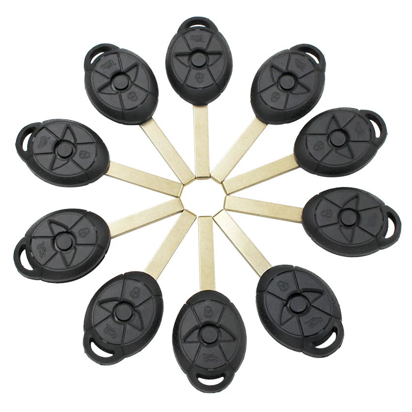 3 кнопочный сменный корпус дистанционный ключ чехол брелок для мини медного