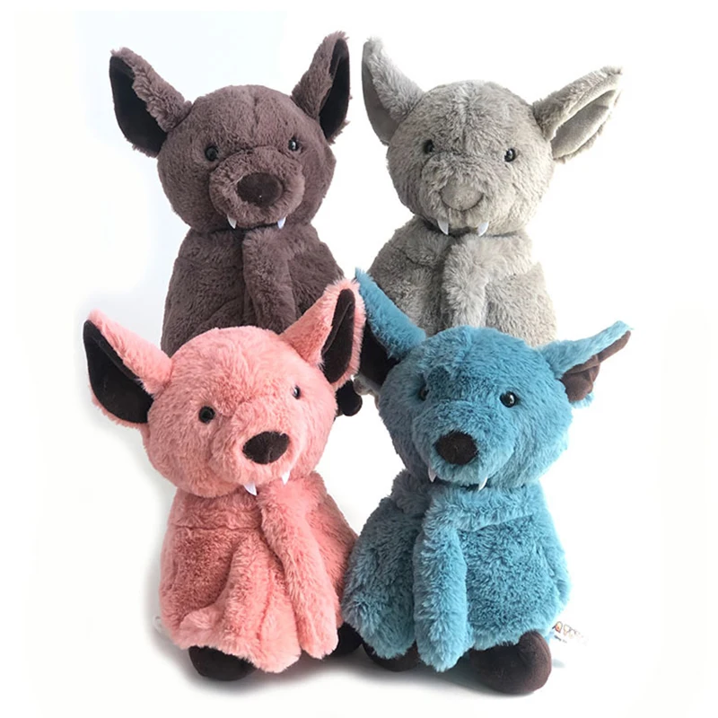 

1pc 24cm Bat Plush Toy Dark Elf Cute lifelike Bat Baby Soft Toy Sleep Storytelling Plush Kids Toys Gift For Children